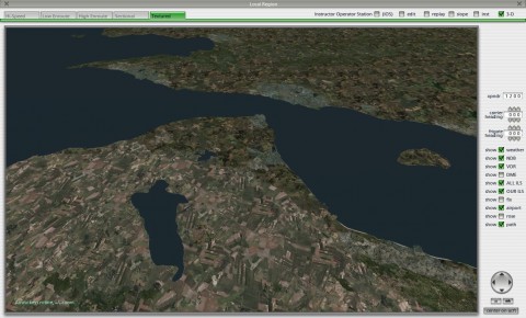 X-Plane 9: 3D-Ansicht mit Texturen