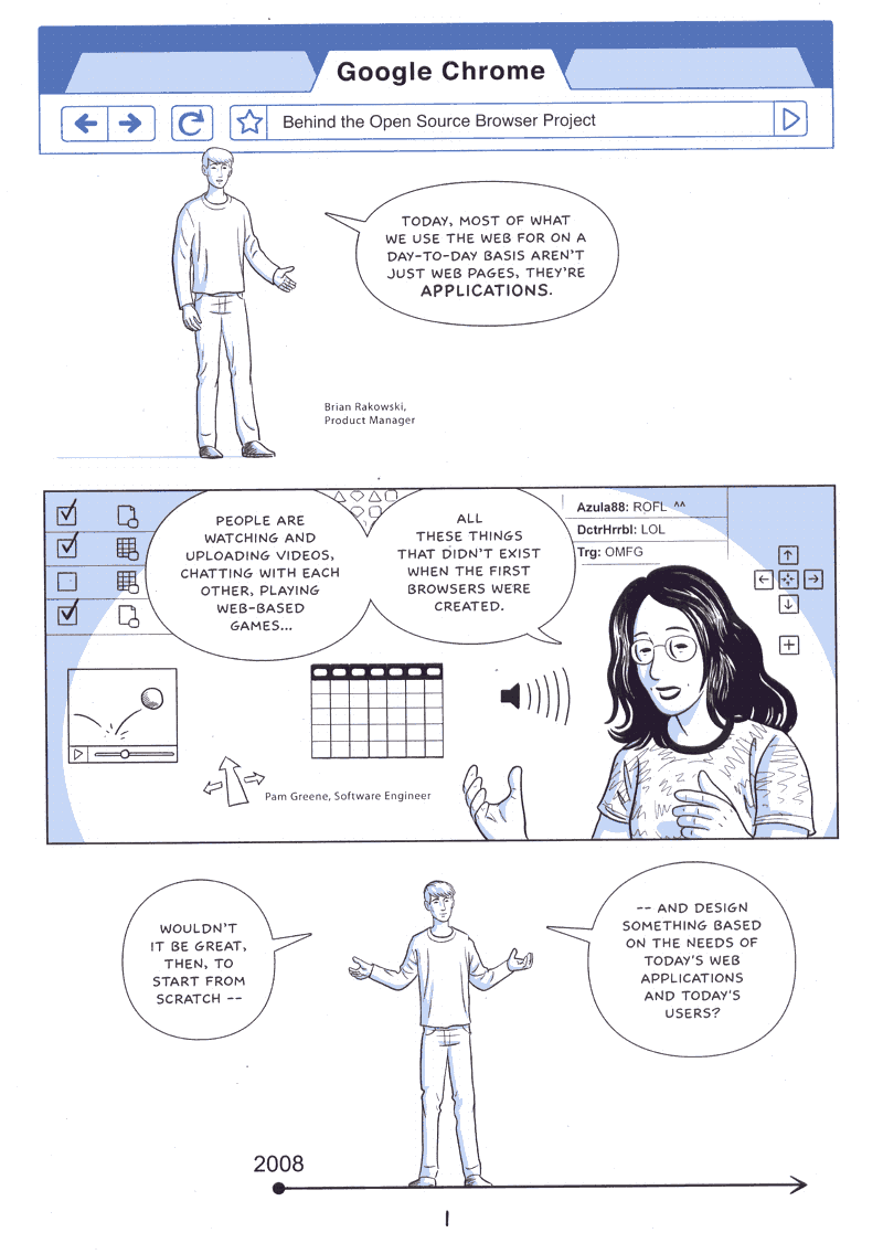 Comic zu Google Chrome von Scott McCloud