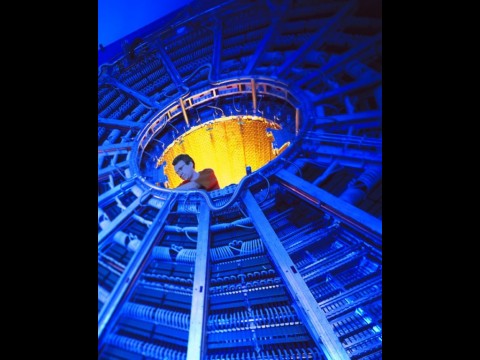 Spurendriftkammer  von Alice (Foto: CERN)