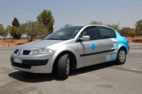 Das Auto der Zukunft: Prototyp des eMegane (Foto: Better Place)