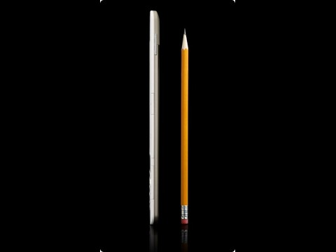 Das neue Kindle ist nur so dick wie ein Bleistift - knapp 1 cm.