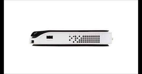 USB-Anschluss und Luftauslass