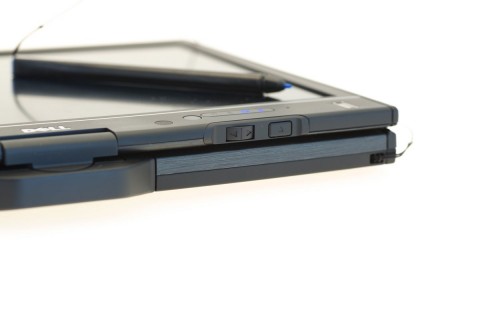 Im Tablet-Modus hilft ein Knopf, der an Jog-Dial erinnert, beim Scrollen des Bildschirminhalts.