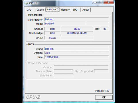 Mainboard-Daten des Latitude XT2