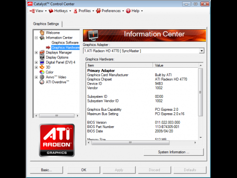 Daten der 4770