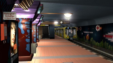 Gut gelungen: Der U-Bahnhof Paulsternstra&szlig;e.