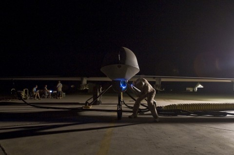 Ein Predator kurz vor dem Einsatz (Foto: DoD)