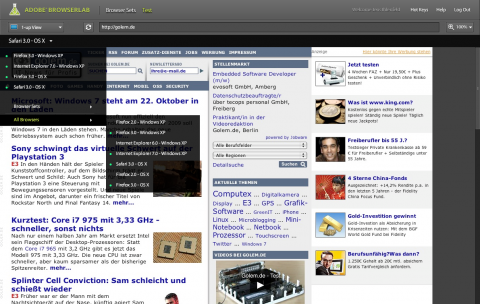 Adobe BrowserLab