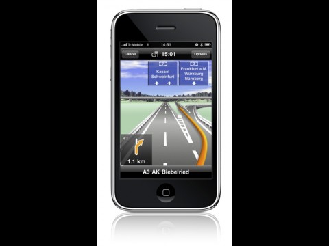 Navigon MobileNavigator f&uuml;r iPhoneOS 3.0