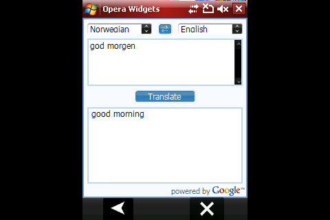 Opera Mobile 9.7 f&uuml;r Windows Mobile