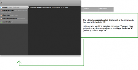 Ubiquity 0.5 mit interaktivem Tutorial