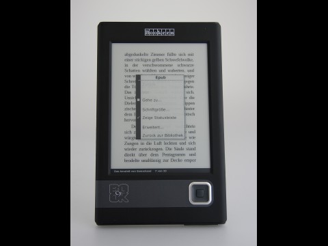In einem digitalen Buch kann der Nutzer ein Kontextmen&uuml; aufrufen,... (Foto: wp)