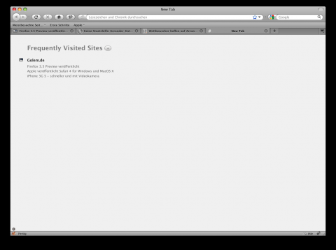 Firefox 3.5 Preview
