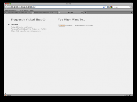 Firefox 3.5 Preview