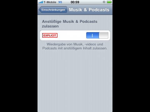 Anst&ouml;&szlig;ige Inhalte k&ouml;nnen ausgeschlossen werden.