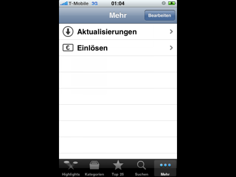 Mehr M&ouml;glichkeiten im App Store