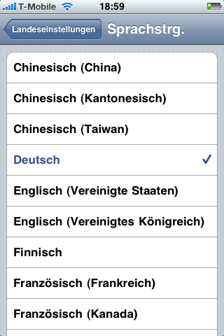 ... auf die deutsche Sprache