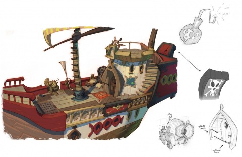 Tales of Monkey Island - Konzeptzeichnung