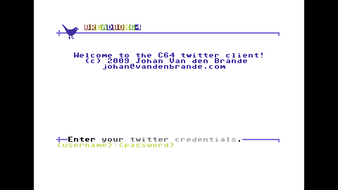 Breadbox64 - Twitter-Client f&uuml;r C64