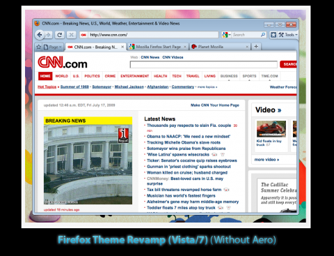 Mockup von Firefox 3.7