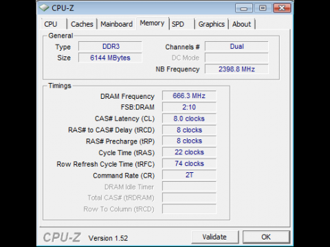 Speichertimings, f&uuml;r alle CPUs identisch