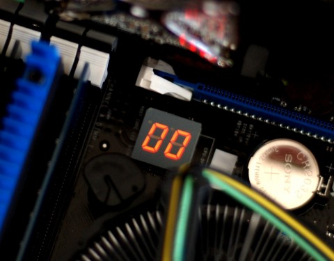 POST-Anzeige auf Mainboard