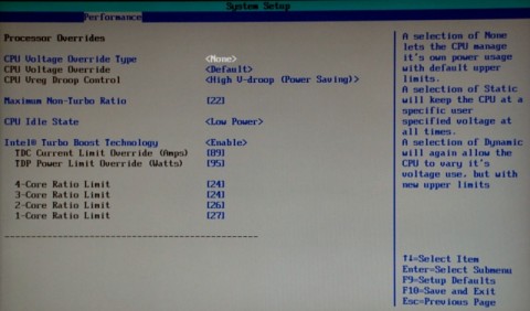 Erh&ouml;hen des Turbo ohne Extreme-CPU verboten