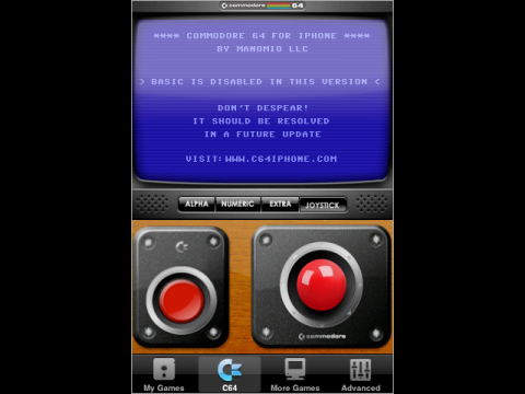 Commodore-64-iPhone-Emulator