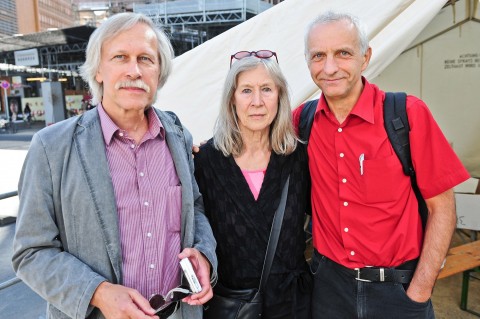 Rolf G�ssner (links), Thilo Weichert (rechts) [Quelle AK Vorrat]
