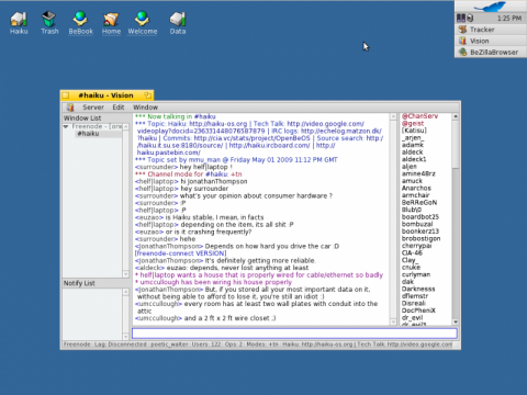 IRC-Client in Haiku
