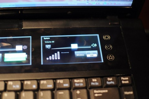 und Lautst&auml;rkeregelung auf den Touchscreens