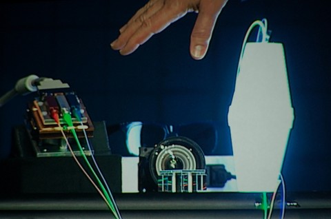 3D-Laser-Projektion: Auch f&uuml;r die hier notwendigen hohen Datenraten soll sich Light Peak eignen.