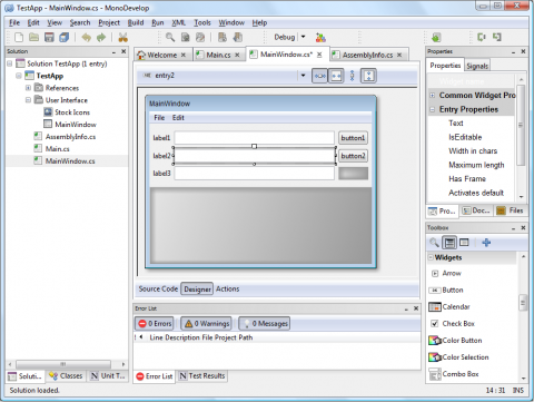 Monodevelop unter Windows