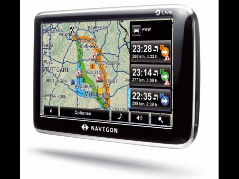Navigon 6350 - Navigation mit Traffic Live