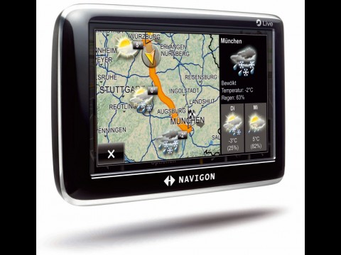 Navigon 6350 - Navigation mit Wetterinformationen