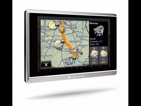 Navigon 8450 - Navigation mit Wetterinformationen