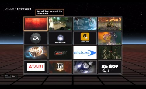 Onlive - Auswahlmen&uuml;
