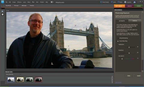 Photoshop Elements 8 - Photomerge Auto