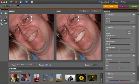 Photoshop Elements 8 f&uuml;r Mac - Quick Fix