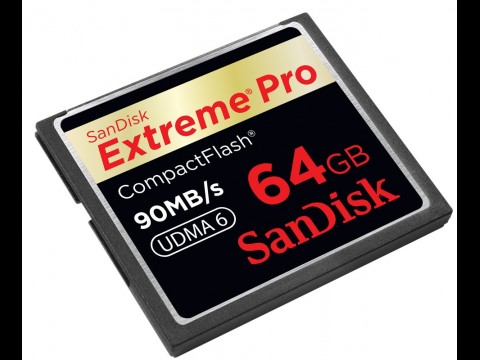 Sandisks Extreme Pro soll schreibend auf bis zu 90 MByte/s kommen.