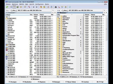 Total Commander 7.50 - Brotkrumennavigation mit Automatik