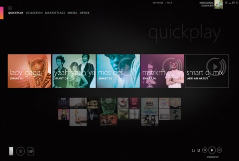 Zune HD - die Software
