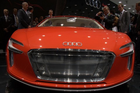 Elektroauto auf der Basis des R8 (Foto: wp)
