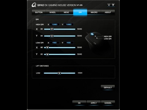 QPAD 5K - mitgelieferte Software