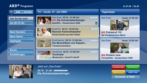 Videoweb S500/600S - EPG