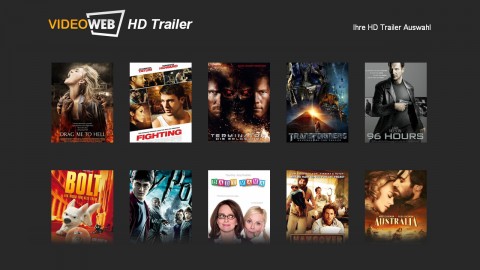 Videoweb S500/600S - Filmtrailer in HD als Teil des Video-on-Demand-Angebots