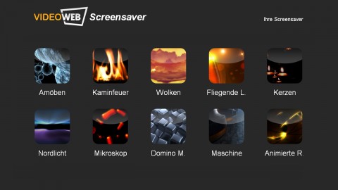 Videoweb S500/600S - verschiedene Screensaver