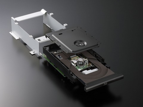 Denon DBP-4010UD - Aufh&auml;ngung des Blu-ray-Laufwerks