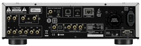 Denon DBP-4010UD - Geh&auml;user&uuml;ckseite mit den Schnittstellen
