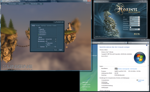 DirectX-11-Test 'Heaven' unter Vista 64